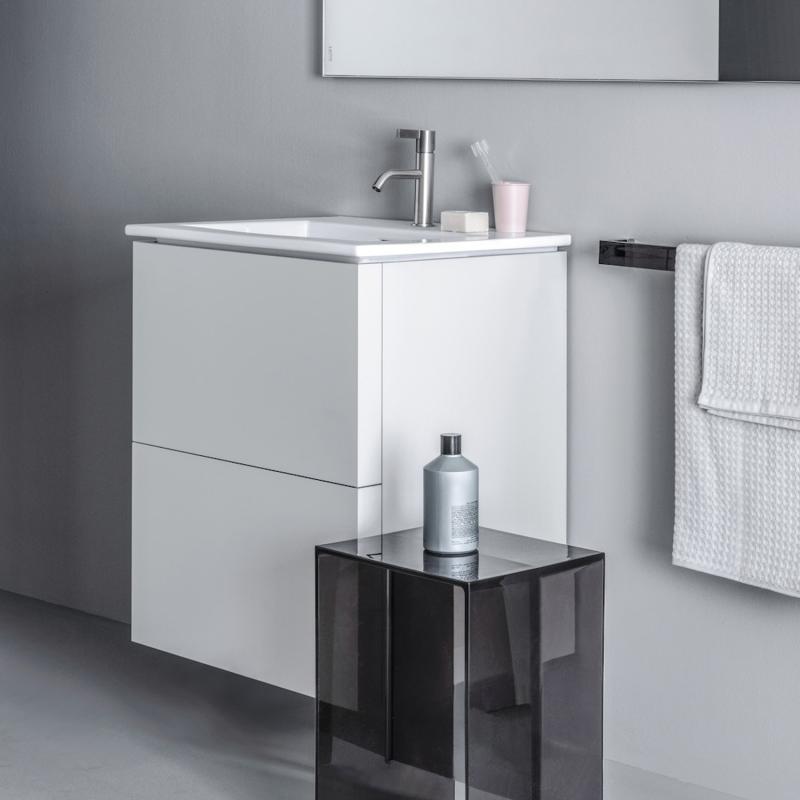 Laufen Kartell Set 60 cm Waschtisch mit Waschtischunterbau