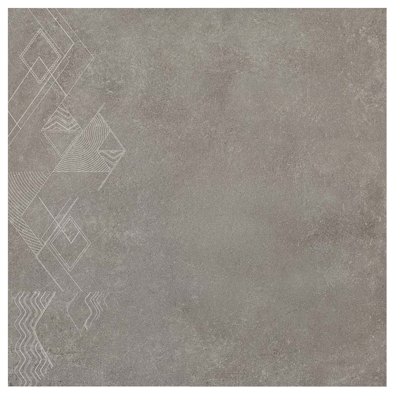 Betonoptik Dekorfliese Loft Smoke Graphic 80 x 80 cm