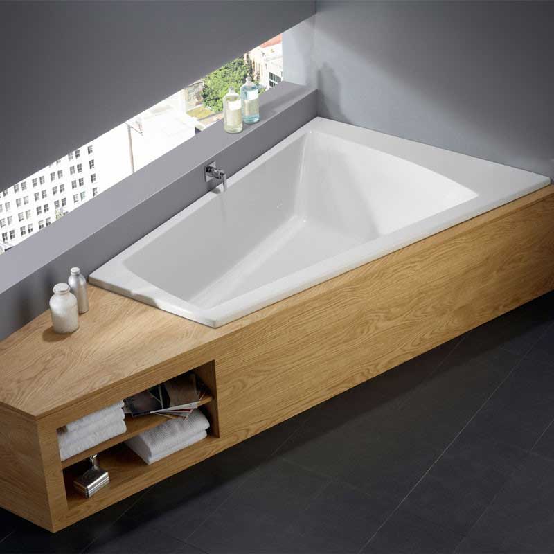 Repabad Genf Duo Badewanne 170 x 110 cm