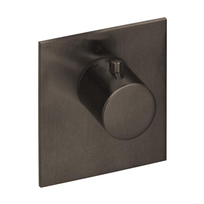 Herzbach Logic XL Vario Thermostat Farbset eckig Black Steel