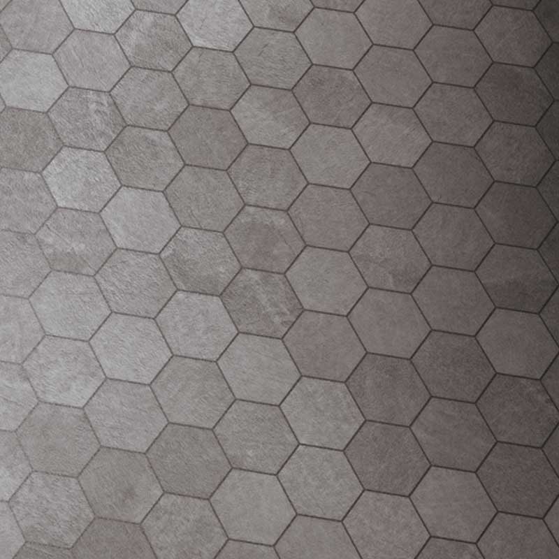 gazzini Slide Grey 30 x 26 cm Mosaik Esagono