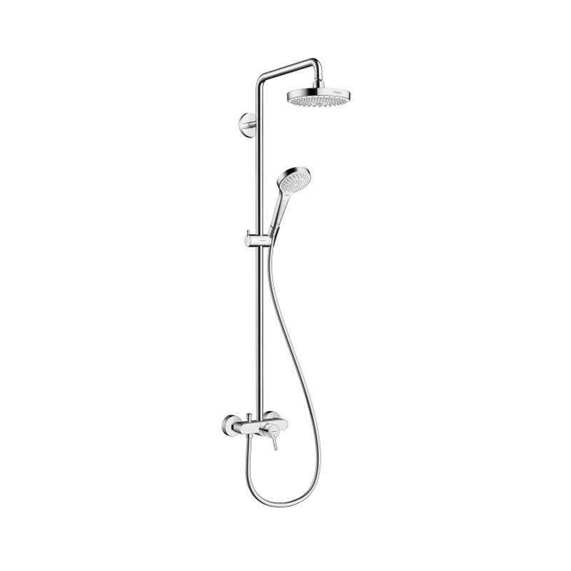 Hansgrohe Croma Select S 180 2jet Showerpipe mit Einhebelmischer