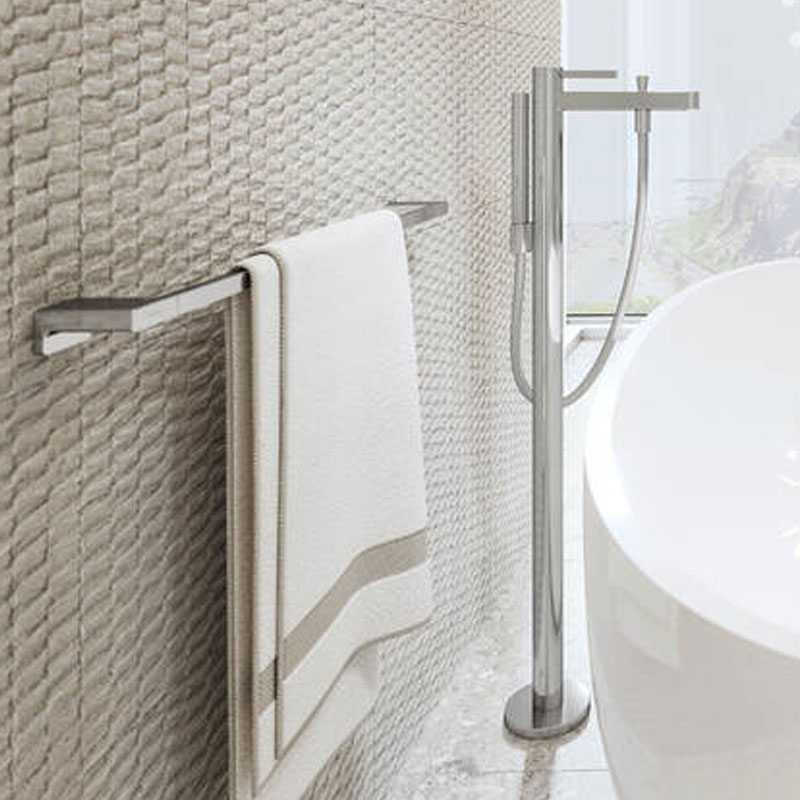 hansgrohe Addstoris Badetuchhalter einzeln 648 mm Chrom