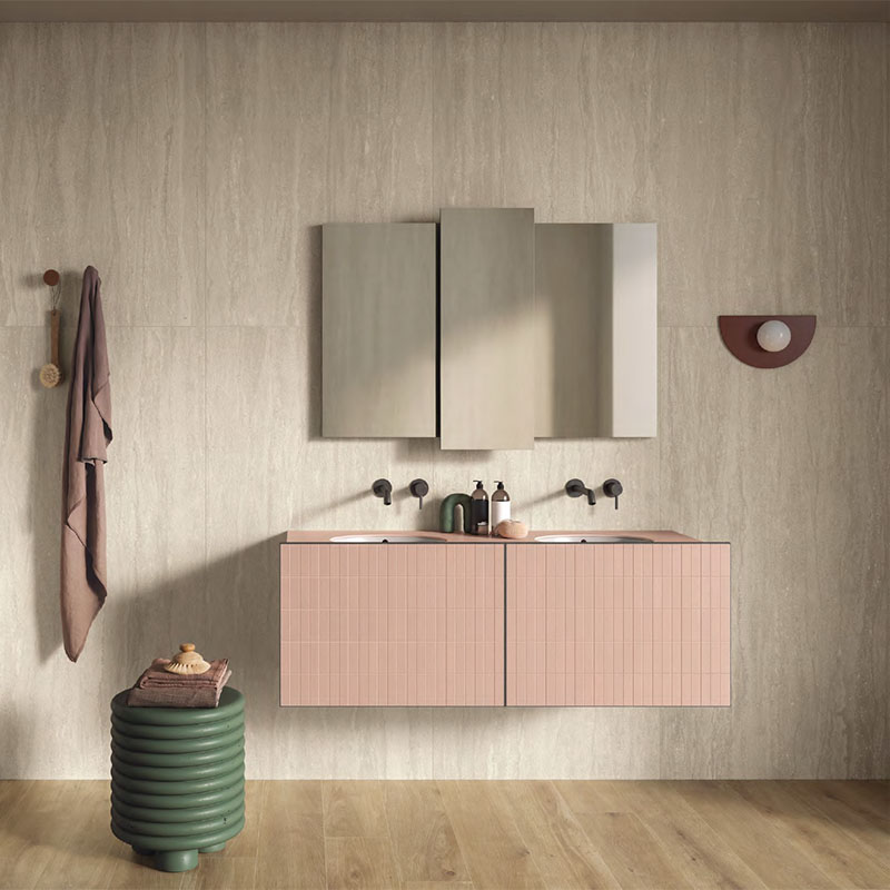 Travertin Fliese Dorset Beige Vein Cut 80 x 160 cm