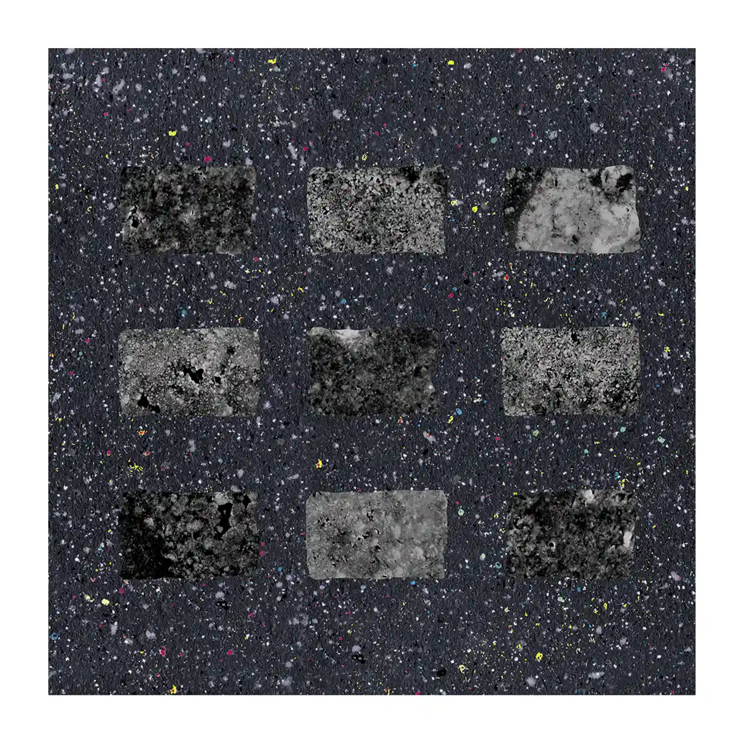 Fliese CIR Forever Color Gemstone Black Mix 20 x 20 cm