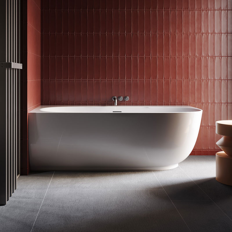 Riho Phatos Corner Vorwand Badewanne 170 x 80 cm Rechts | Rechts | Weiß