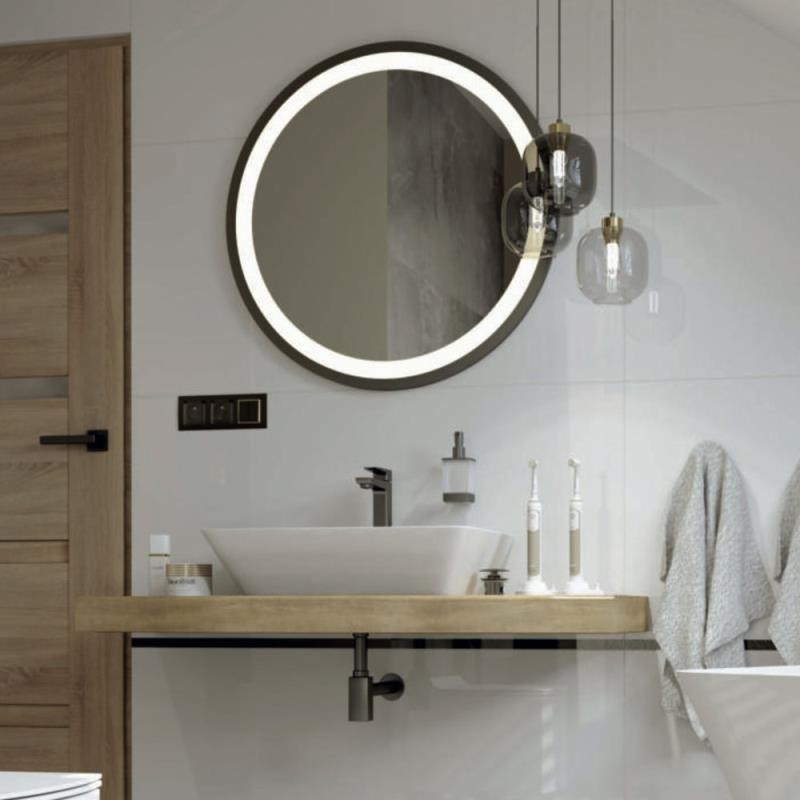 Hardys Linear Lichtspiegel Tondo Black