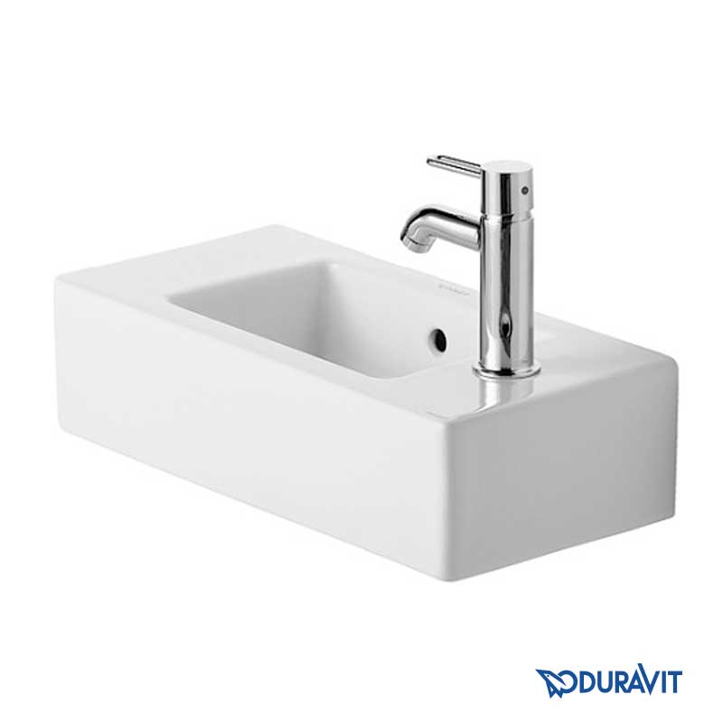 Duravit Vero Handwaschbecken 25 x 50 cm Hahnloch Rechts