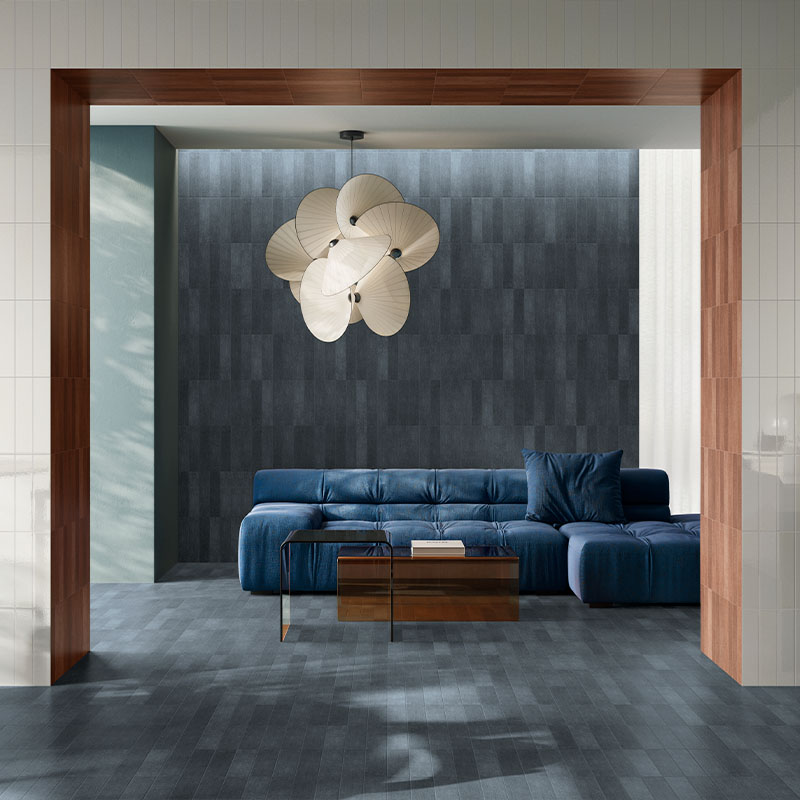 Wandfliese CIR Porta Nuova Petrolio Matt 6,5 x 29 cm