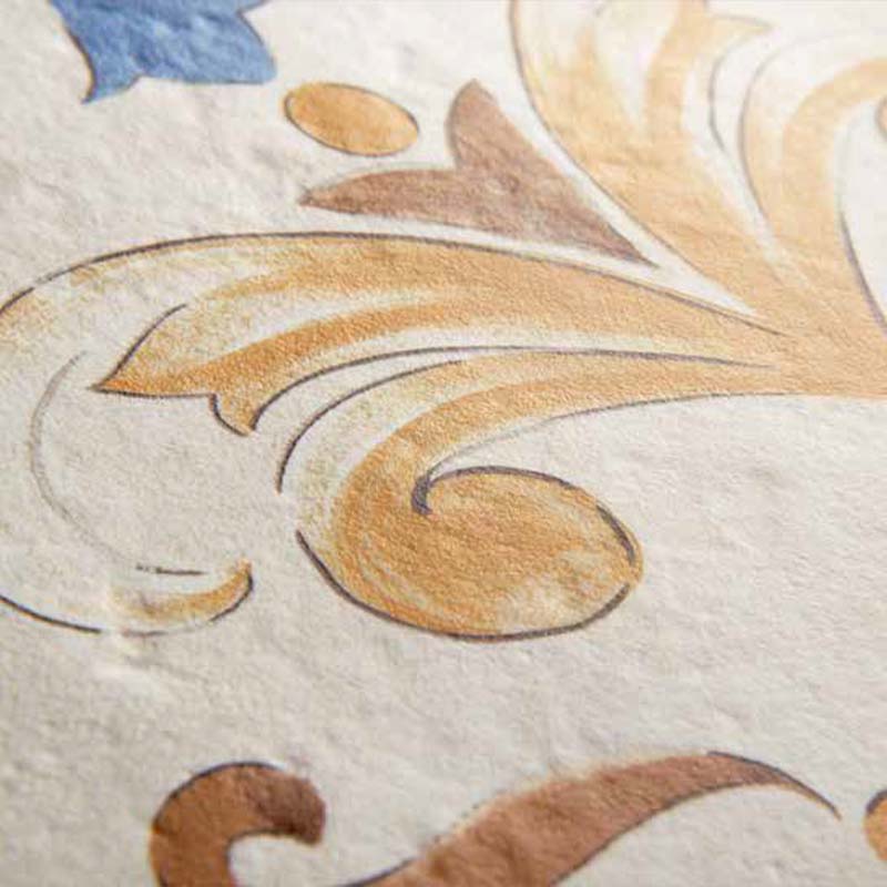 Cotto Bodenfliese Etrusche Decoro A 20,3 x 20,3 cm