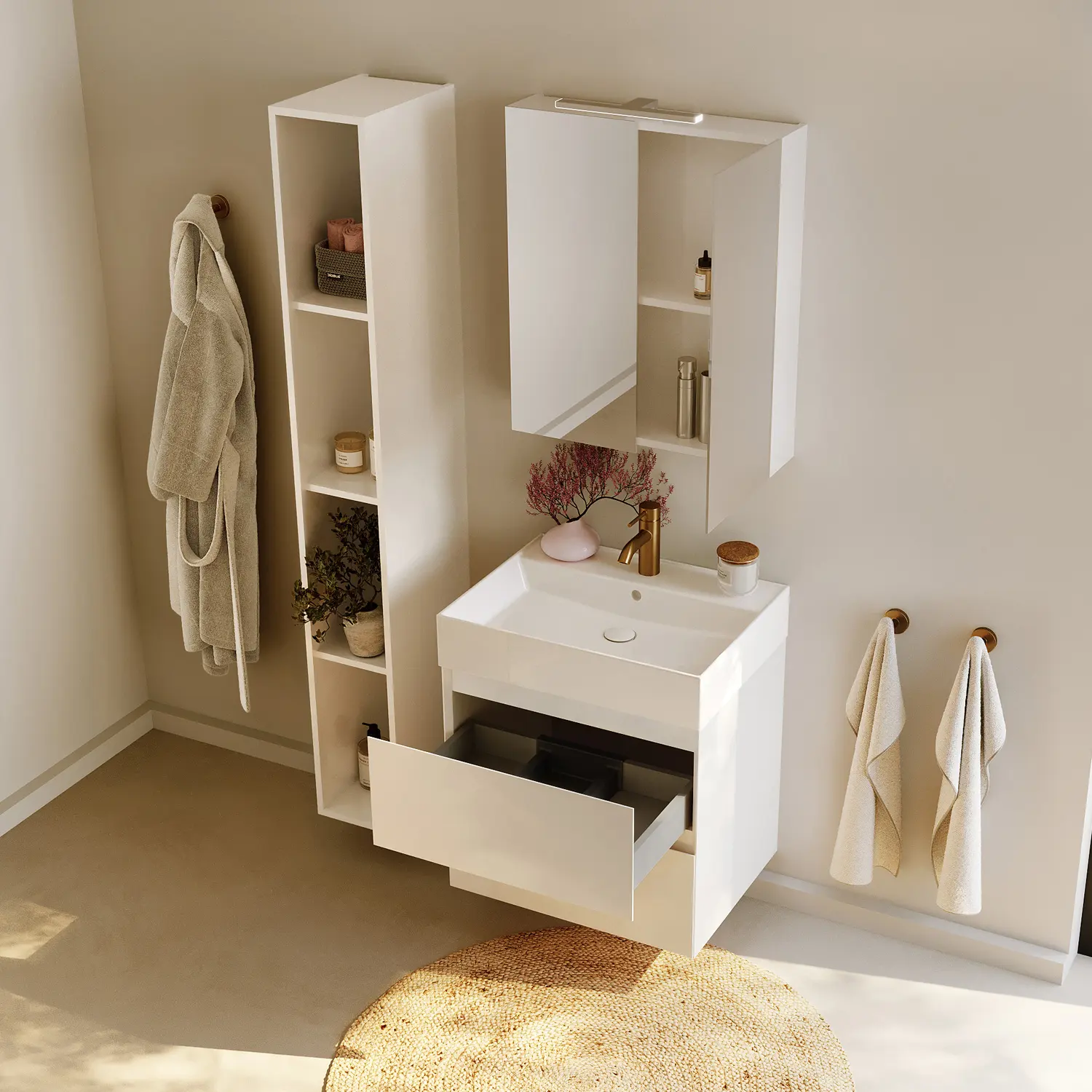 Riho Spring-Up Rise Waschtisch mit Unterschrank
