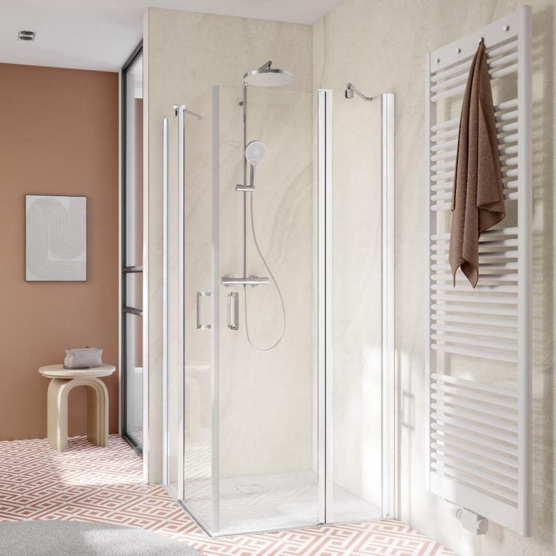 HSK Favorit Nova Eckeinstieg 4 teilig 90 x 75 cm