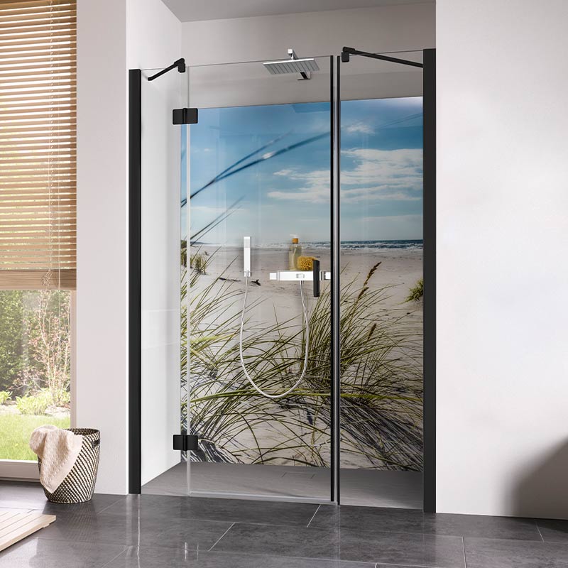 HSK Aperto Pendeltür Raumnische 3-teilig 180 cm