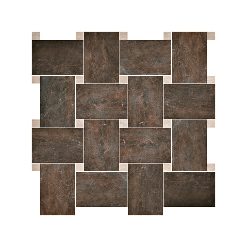 Serenissima Fossil Mosaico Basket Bruno Lux Mosaikfliesen