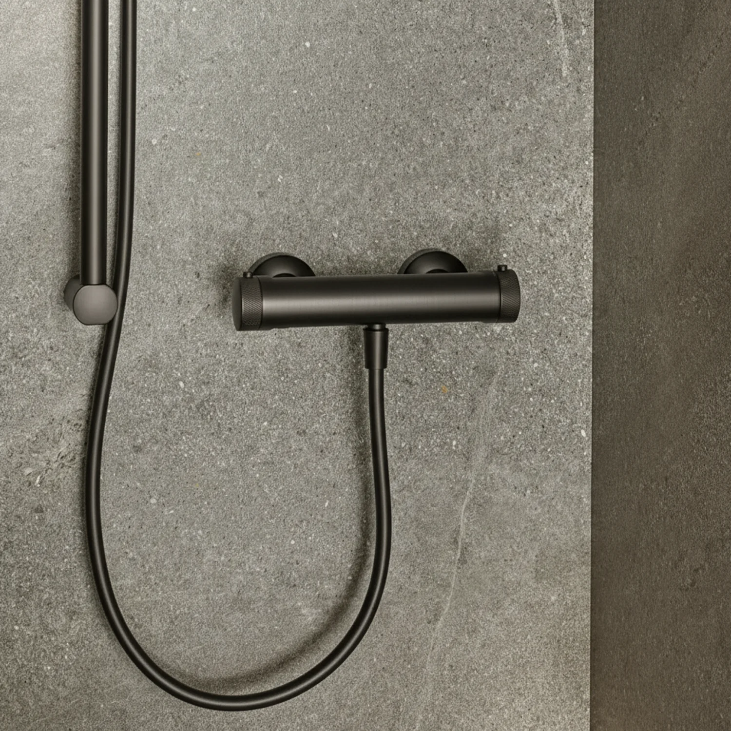 HSK AquaXpro Aufputz-Sicherheits-Duschthermostat Rund