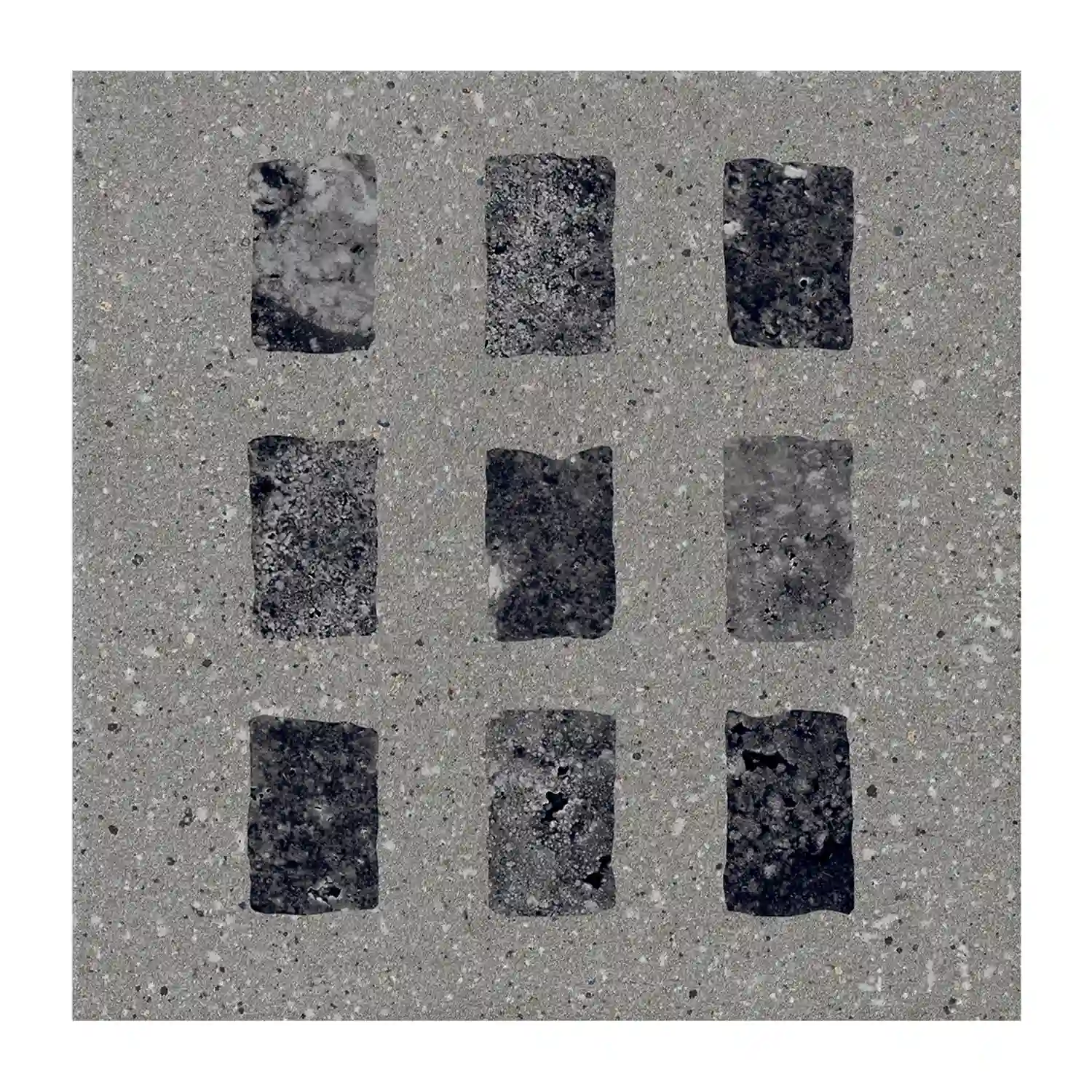 Fliese CIR Forever Color Gemstone Grey Mix 20 x 20 cm