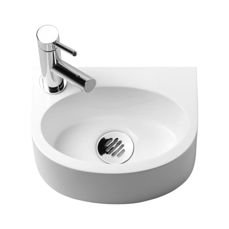Benesan Semi 28 MC Handwaschbecken 27,5 x 19,5 cm | Hahnloch Links | BN ...