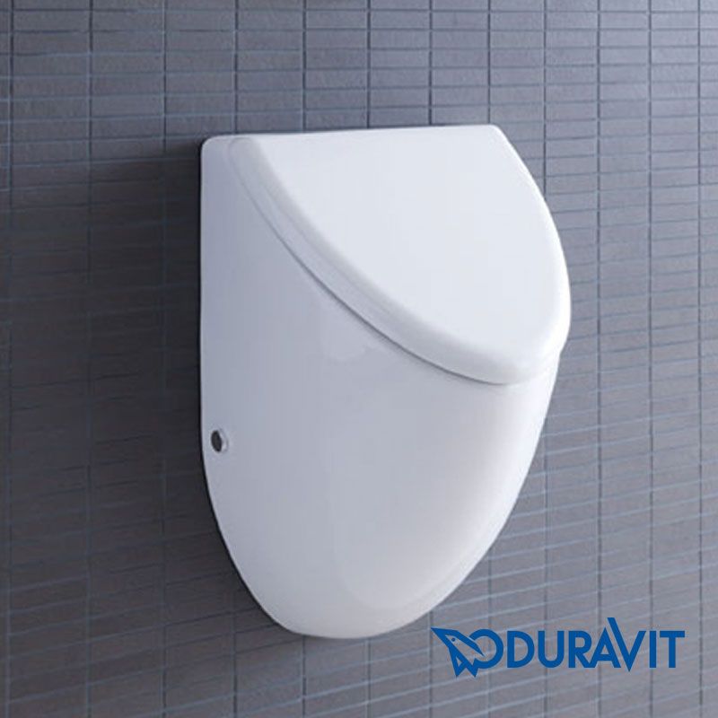 Duravit Fizz Urinal Zulauf von hinten, für Deckel Weiß ohne Fliege