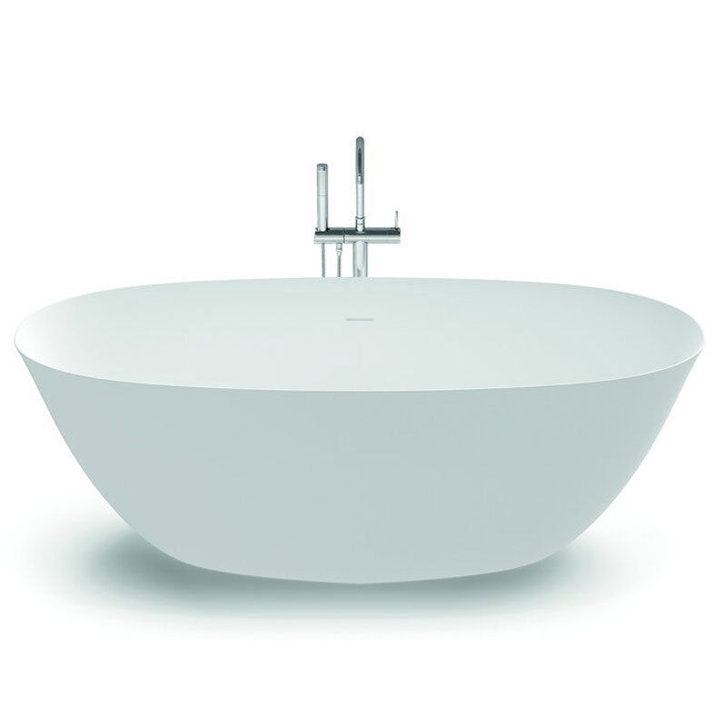 cenotes cova freistehende Badewanne 160 x 70 cm Weiß Matt CN85200000