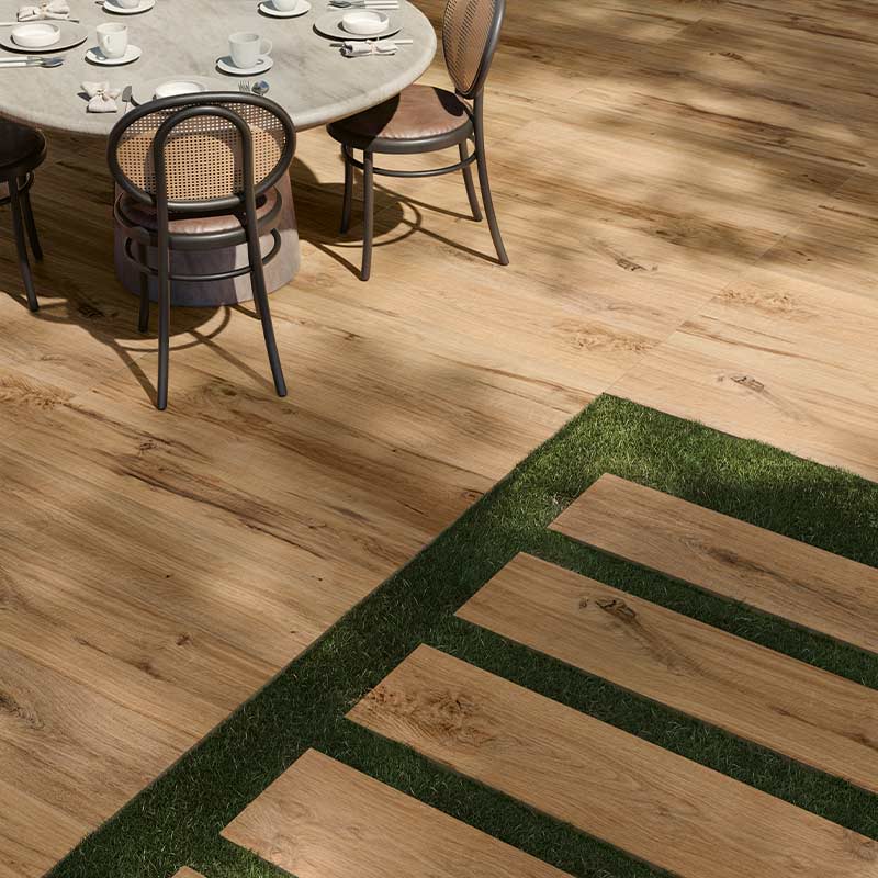 Serenissima I Roveri Rovere Antico Terrassenplatte 30 x 120 cm | SA-1077601