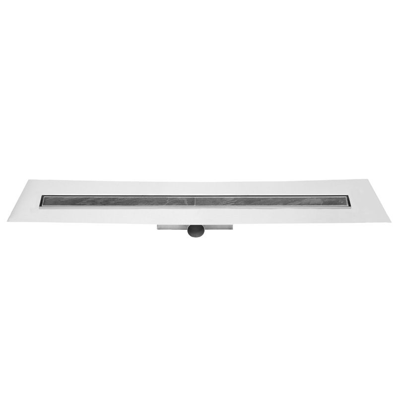 ESS Easydrain Komplett-Duschrinne Compact Z 30 FF  Glatt  Mit Flexiblen Dichtflies 200116